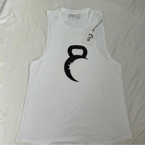 Zyia White Kettle Moon Tank Top - Picture 2 of 4
